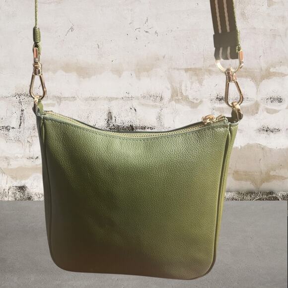 Kate Spade Rosie North South Swingback Green Crossbody Bag - Picture 6 of 9